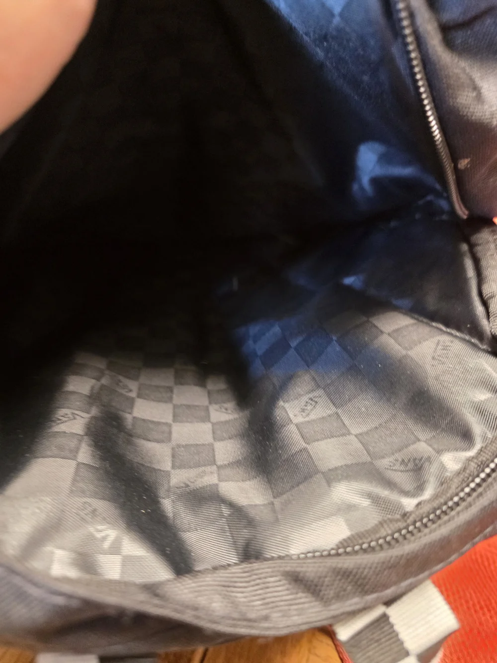 Vans Black Backpack with White Logo